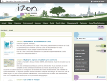 Tablet Screenshot of izon.fr